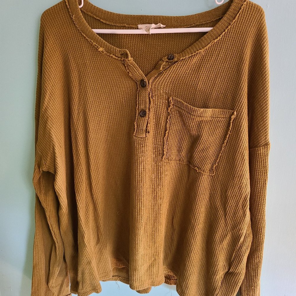 Madewell Waffle Henley